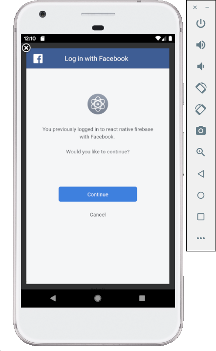 Firebase Login with Facebook