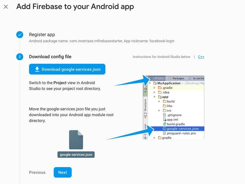 How to Create Facebook Login UI using Android Studio? - GeeksforGeeks