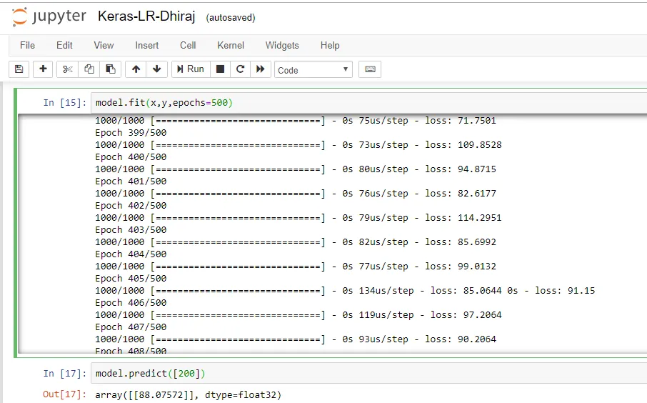 peer graded assignment build a regression model in keras