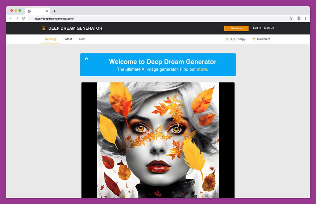 deep dream generator - best ai image generator