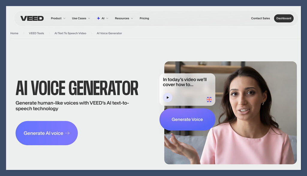 veed io text to speech