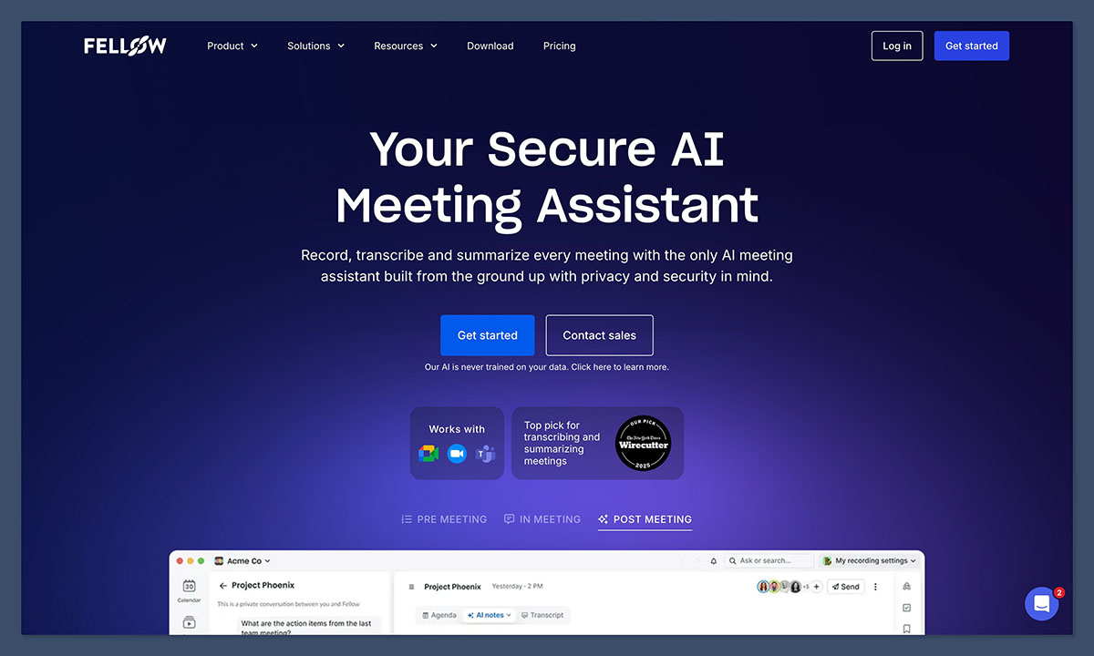 Fellow AI Homepage