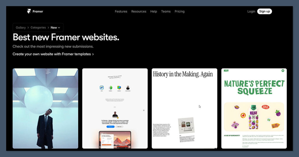 Framer Gallery