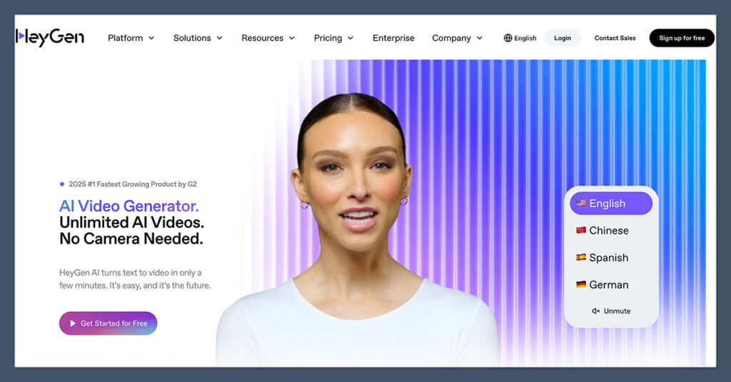HeyGen Homepage