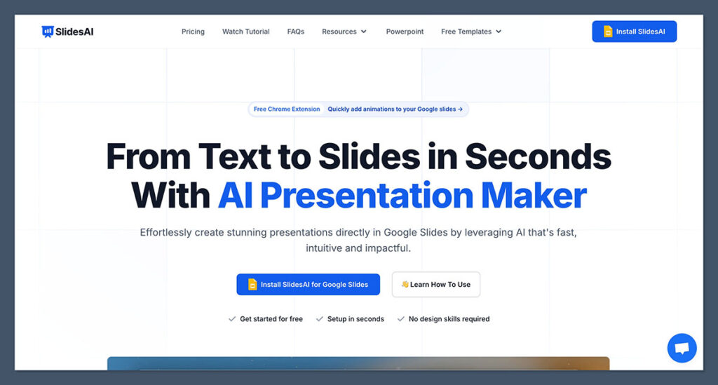 SlidesAI Homepage