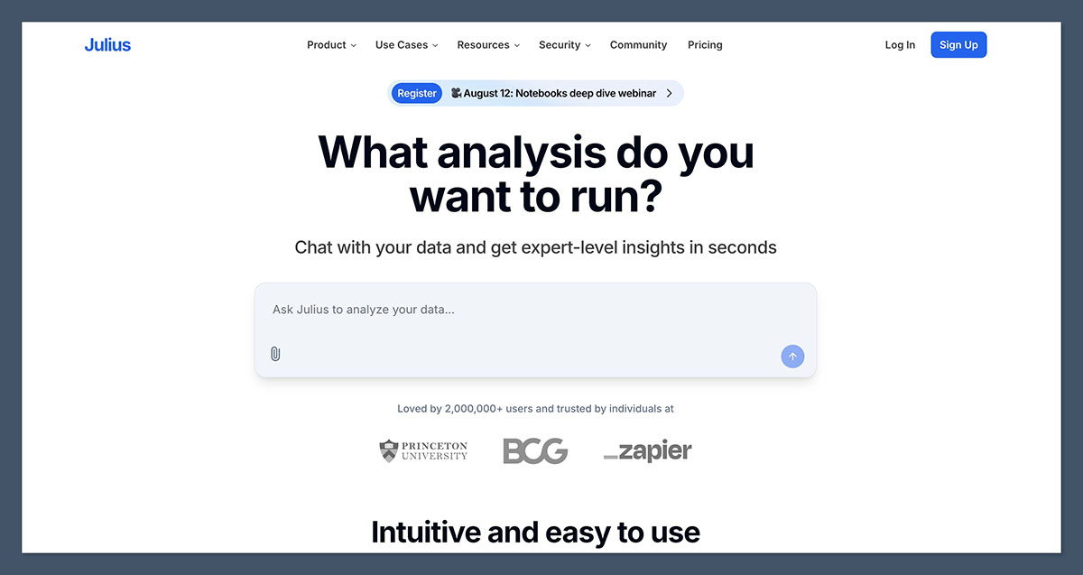 Julius AI — 엑셀 파일 던지면 분석 리포트가 나오는 AI 데이터 분석가