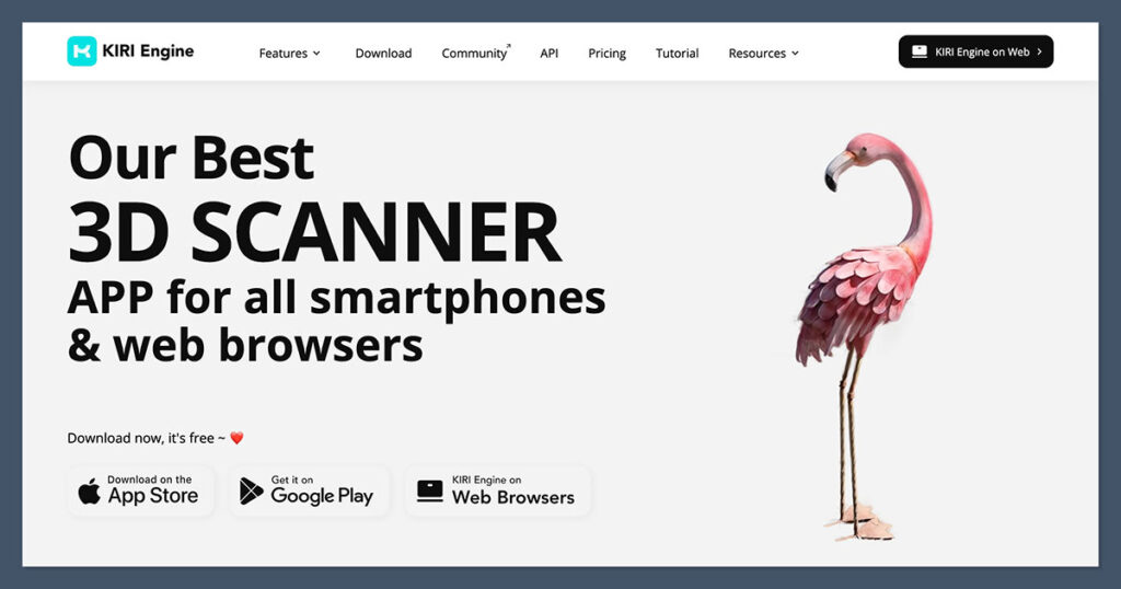 KIRI Engine Homepage