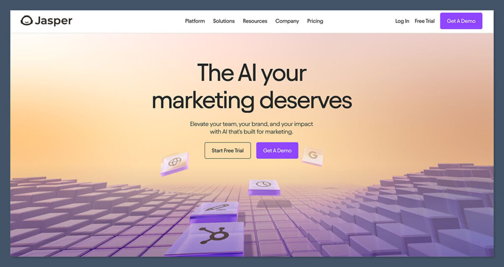 Japser AI Homepage