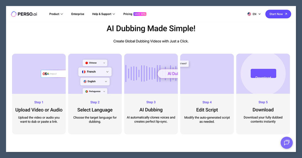 Perso AI Dubbing