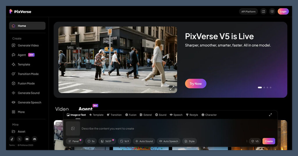 PixVerse Homepage