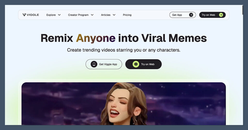 Viggle AI Homepage