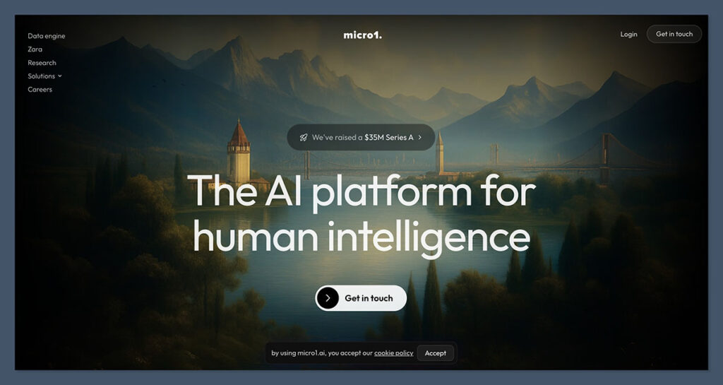 Micro1 Homepage