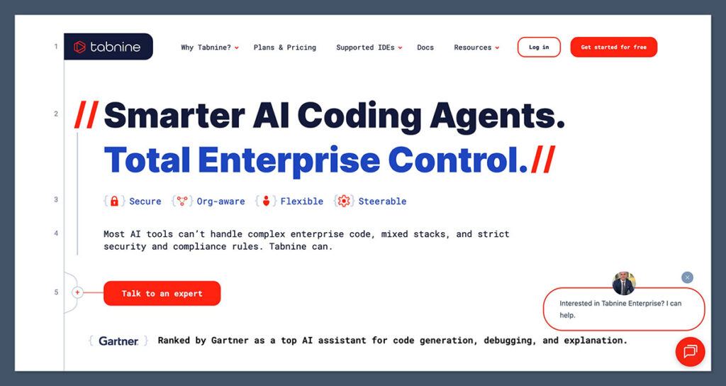 Tabnine-AI-Homepage