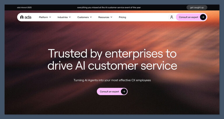 Ada AI Review: Best for Scaling Enterprise Customer Support - Fritz ai
