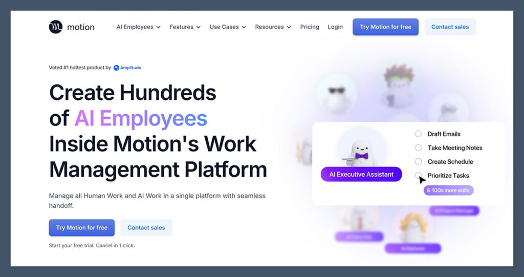 Motion Ai Homepage