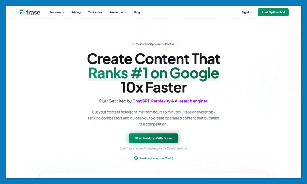 frase io ai seo tool