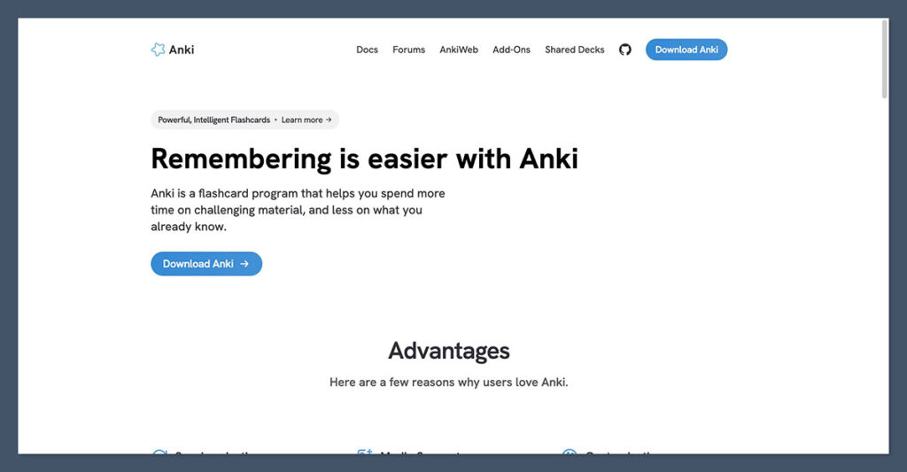 anki homepage