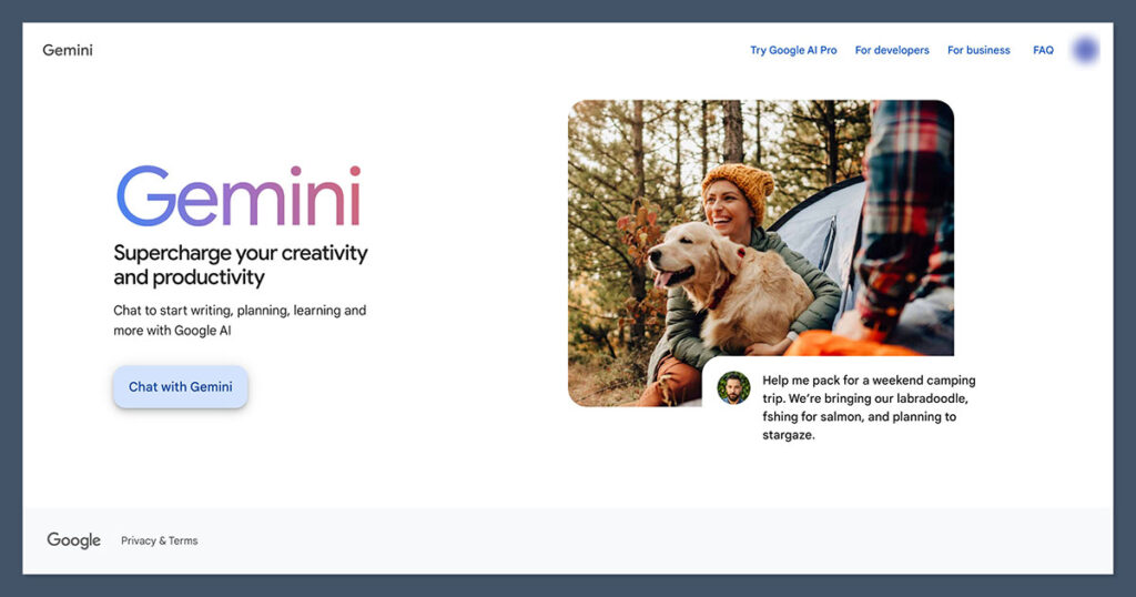 Gemini Homepage