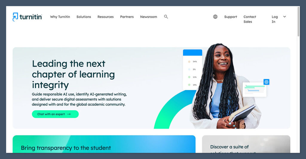 Turnitin Homepage