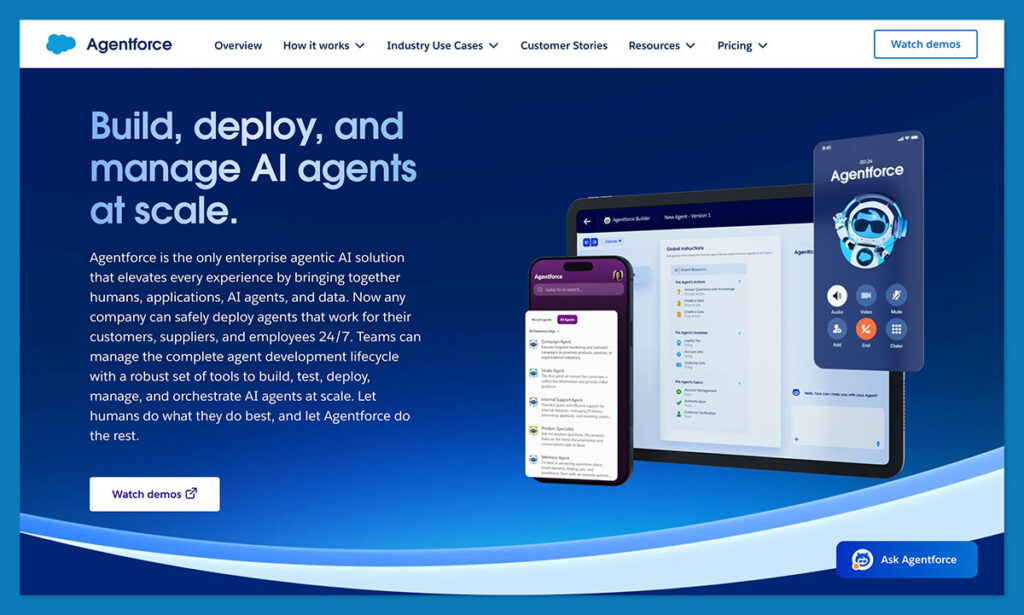 salesforce Salesforce homepage