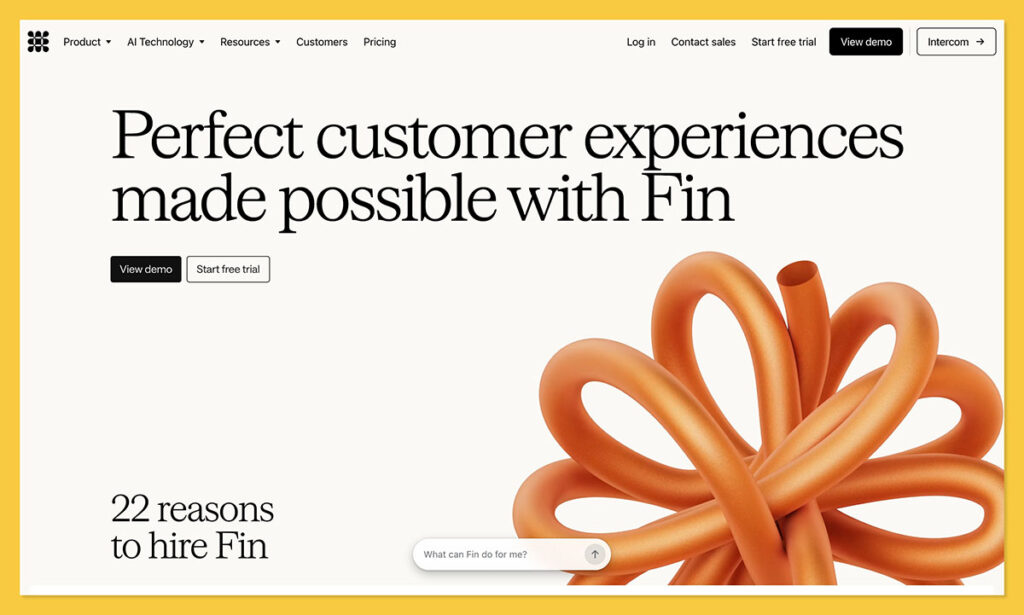 fin ai homepage
