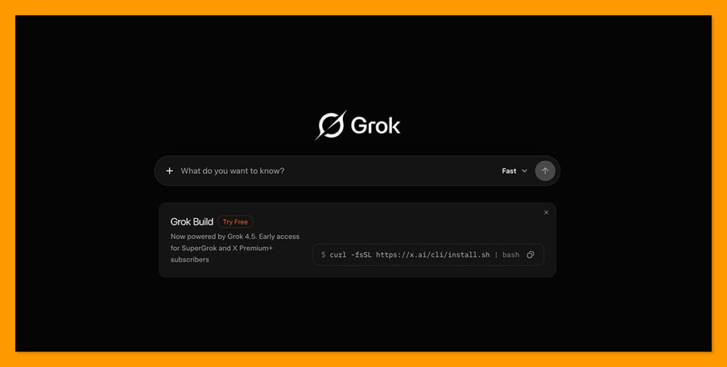 grok homepage