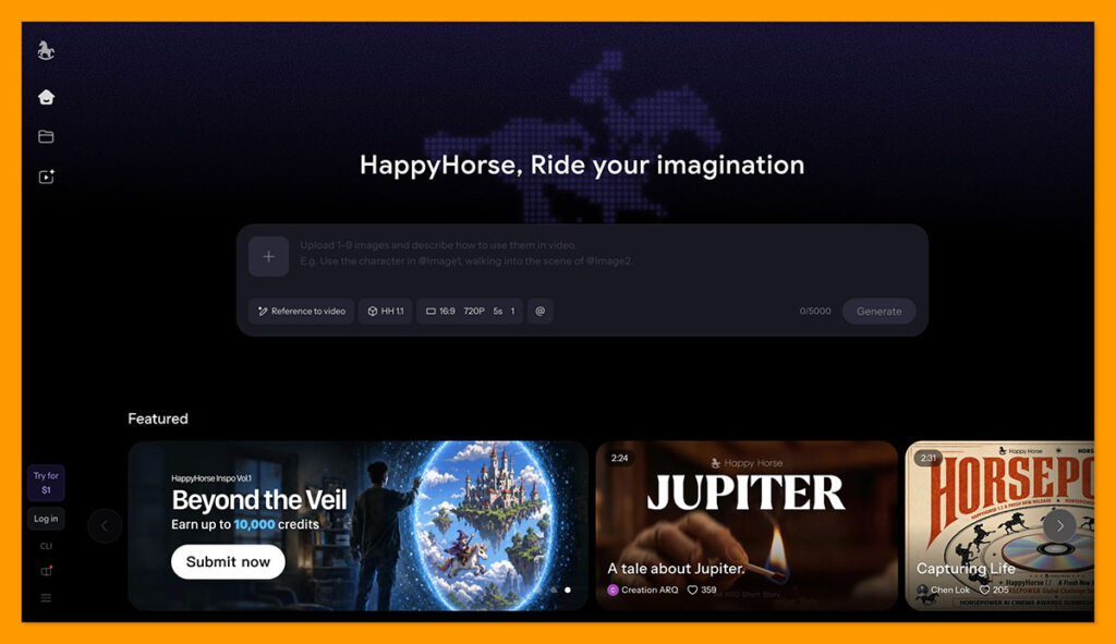 happy horse homepage