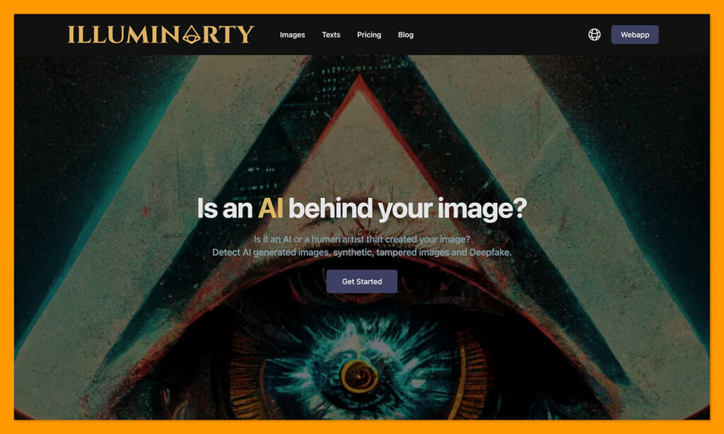 Illuminarty homepage