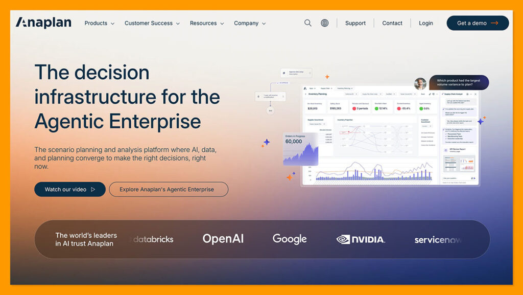 Anaplan homepage
