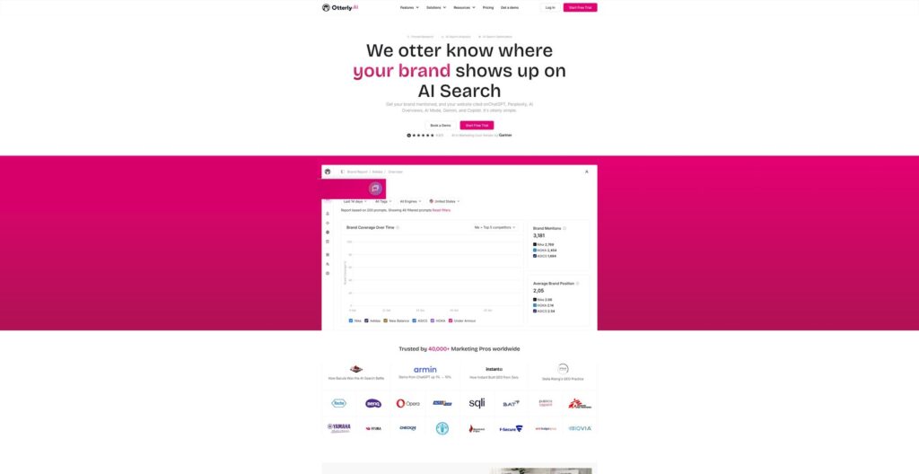 Otterly.AI homepage