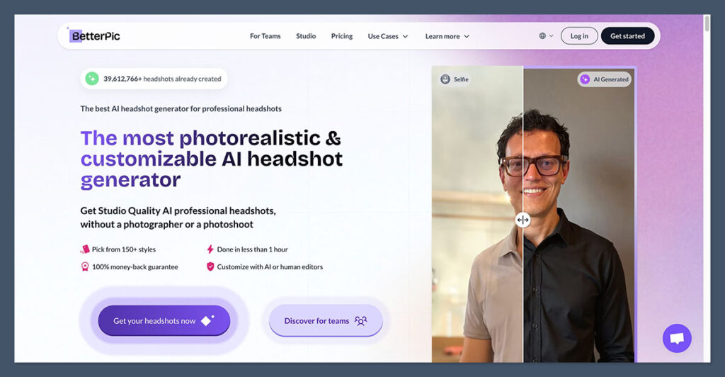 Betterpic Homepage