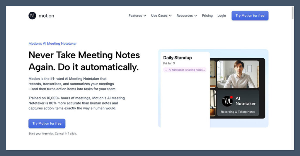 Motion Homepage